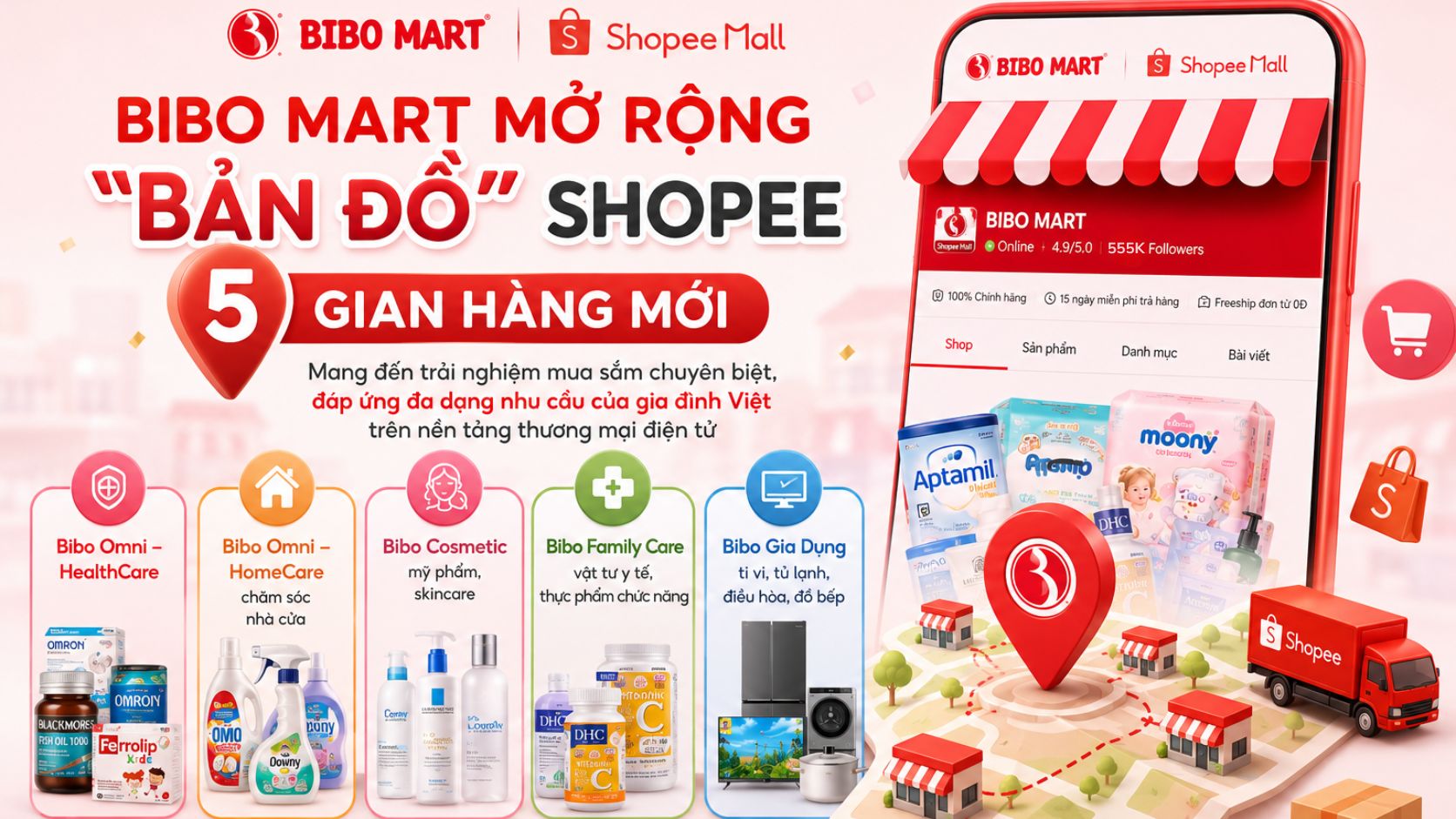 gian hàng mới